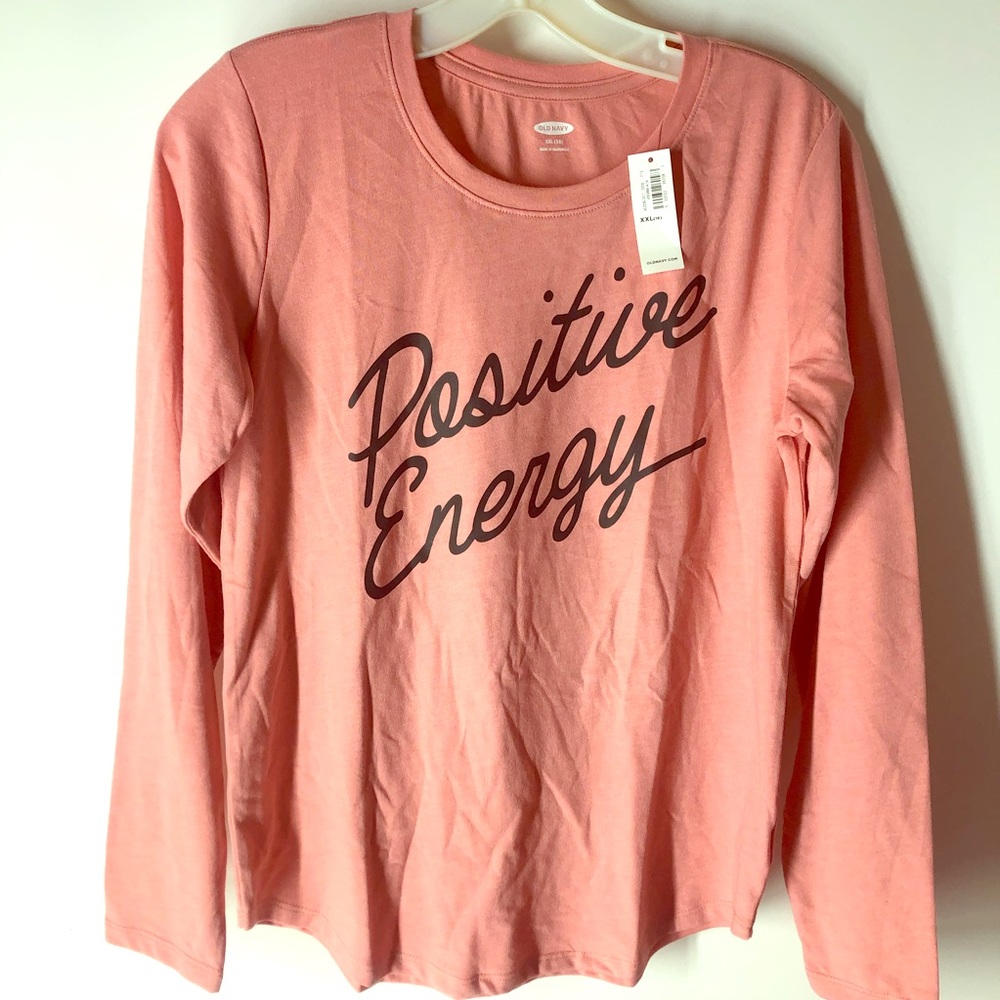 Girls long sleeve pink Tshirt